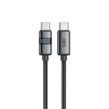 JBQ 100W USB C to C Cable with Smart LED Display, Real-Time Power Monitoring Cable-A965682