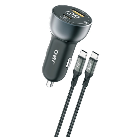 JBQ 30 PD With 1 USB Port Car Charger With 66W C-C Cable
