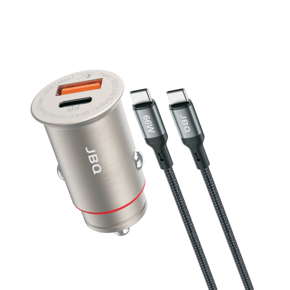 🎁 JBQ 45W Superfast Car Charger With USB A & PD Ports& 66W C-C Cable (100% off)