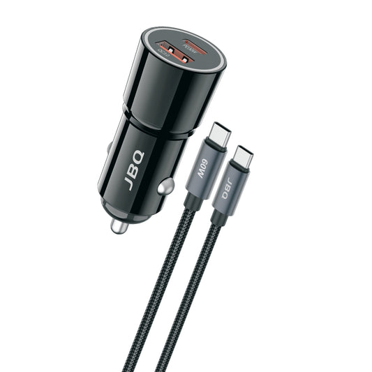 JBQ PD 30W & QC 3.0 USB A Car Charger With 60W C-C Cable