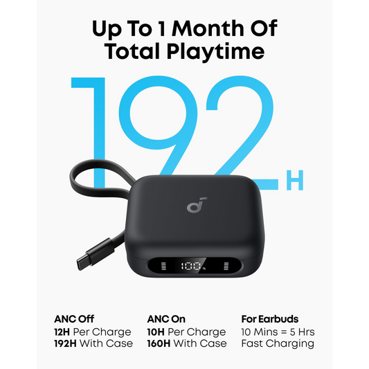 Soundcore P41i Noise Cancelling earbuds- Black