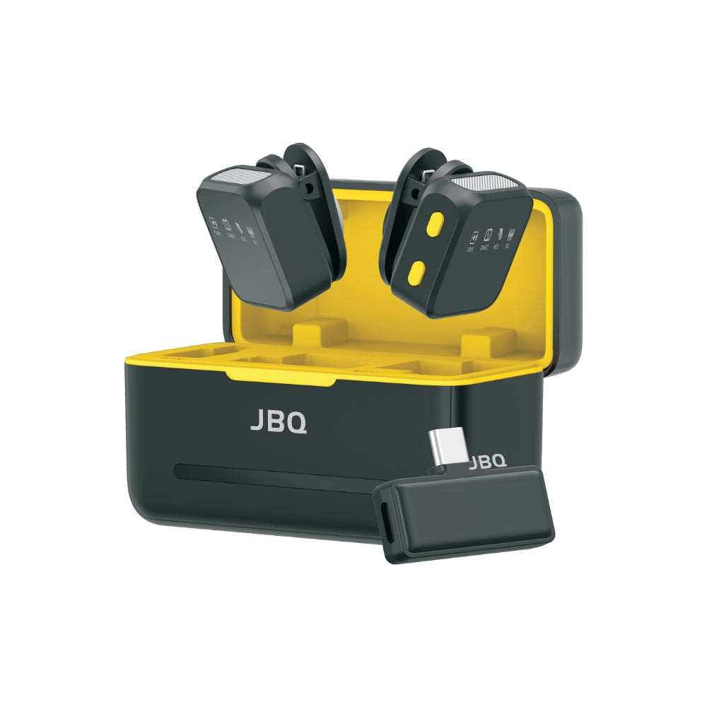 JBQ Professional Wireless Lavalier Microphone for Vlogging-B218782